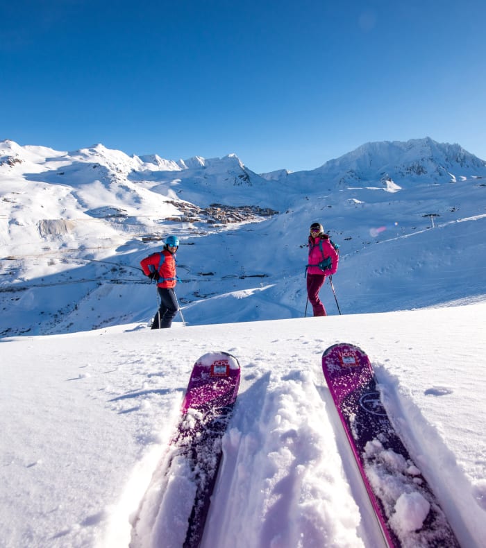 Ski hors-piste Grand Montets sauvage