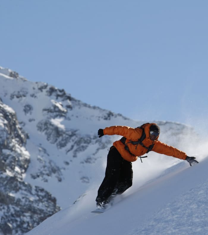 Ekspert off-piste snowboardferie Evasion
