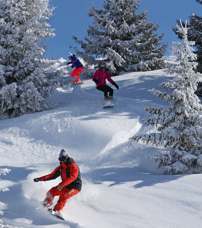 Ekspert-snowboard off-piste Big Rides