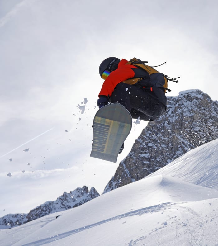 Snowboard hors-piste expert