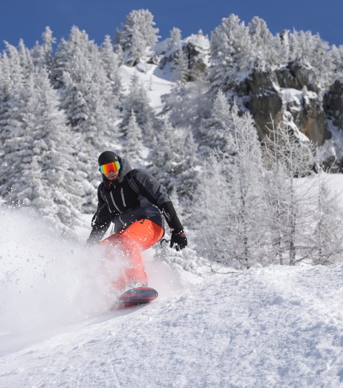 Snowboard hors-piste expert