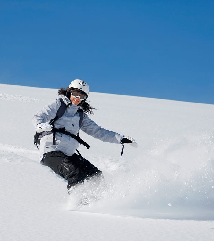 Snowboard hors-piste expert