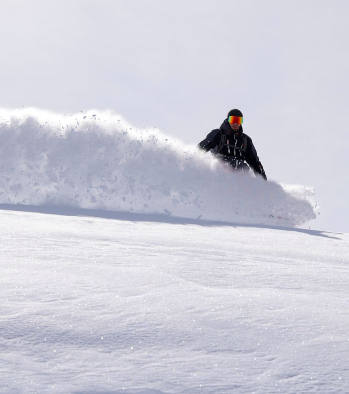 Snowboard hors-piste expert