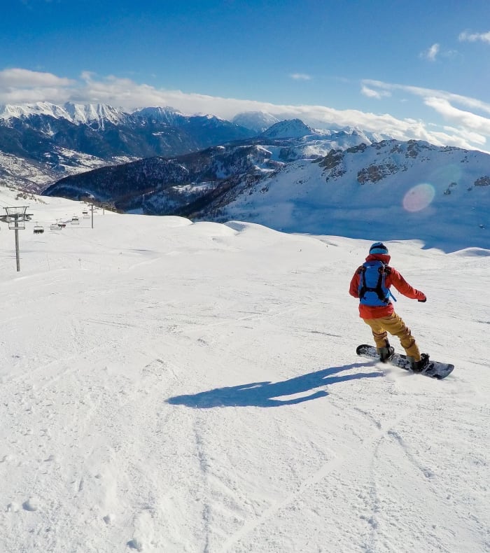 Snowboardpakke Halvtid