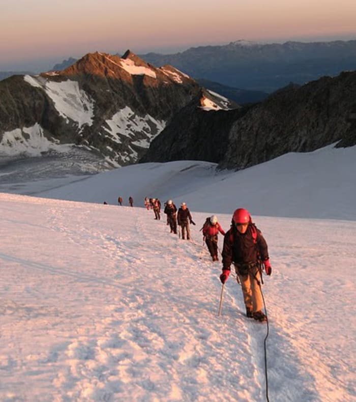 Sommet de l'Alphubel 4206 m