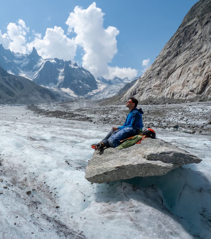 Sommet du Breithorn 4164 m, premier 4000