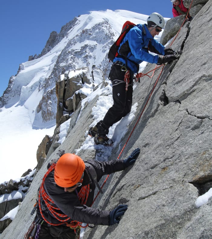 Toppen af Monte Rosa 4554 m