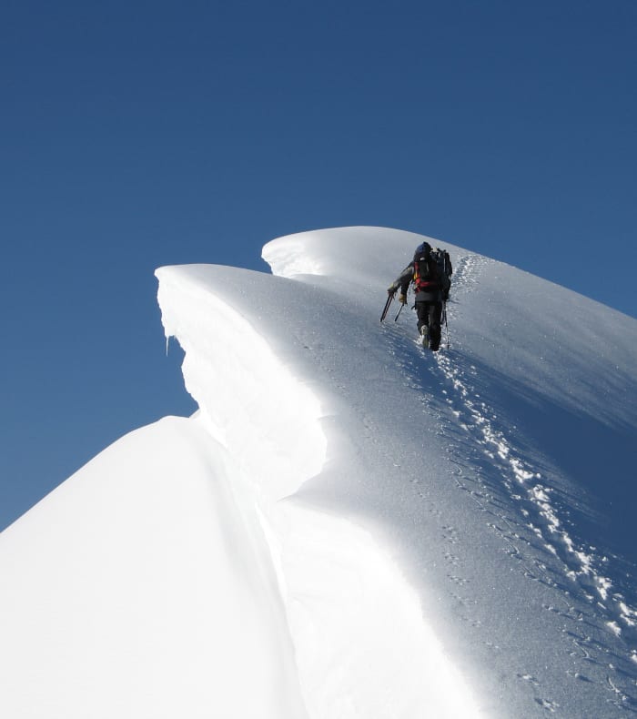 Weissmies-toppen 4017 m
