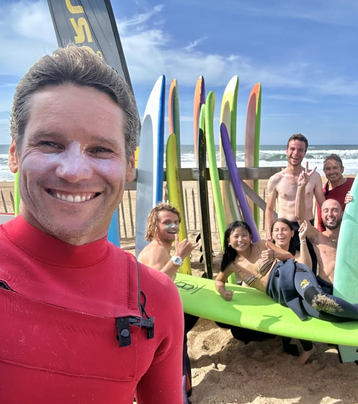 Surf og komfort på den baskiske kyst