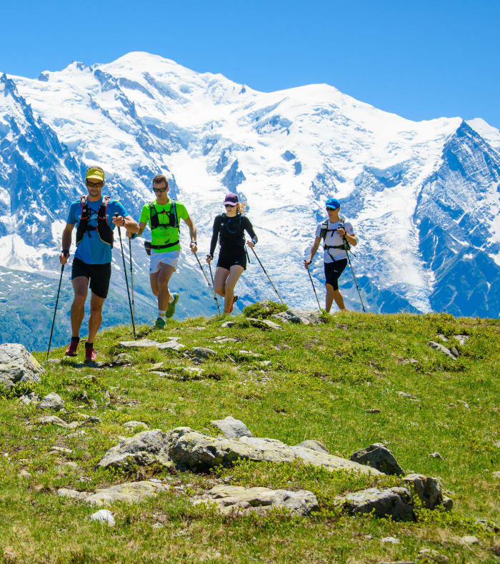 Trail autour du mont Blanc