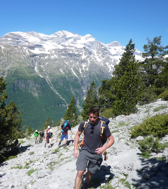 Gennemkørsel af de Centrale Pyrenæer Etape 1