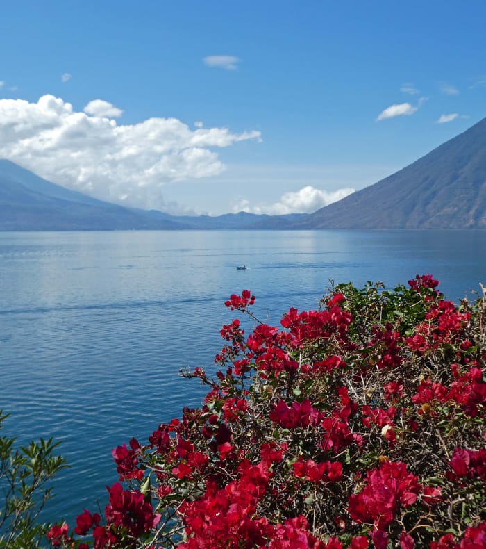 Volcans et pyramides mayas