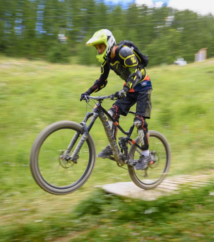 Mountainbike Downhill special for begyndere