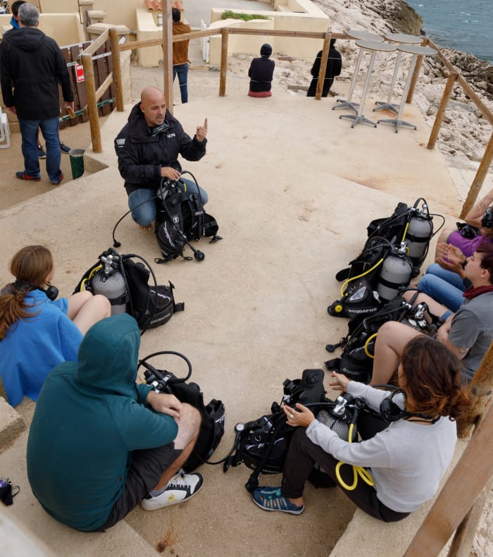Week-end plongée exploration Parc des Calanques