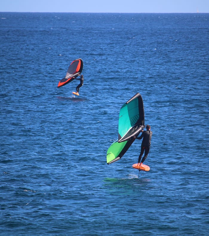 Wingfoil à la presqu’île de Giens