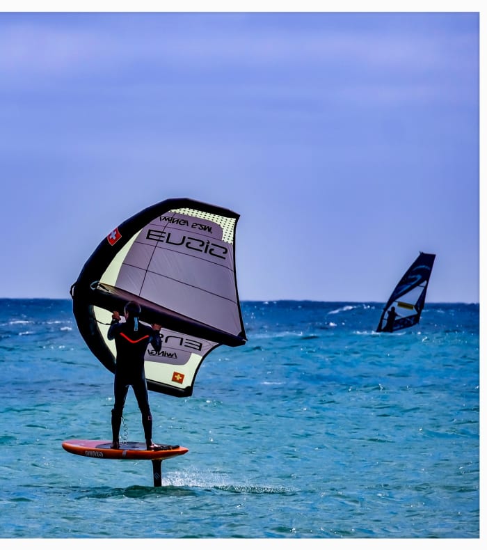 Wingfoil & Wake foil